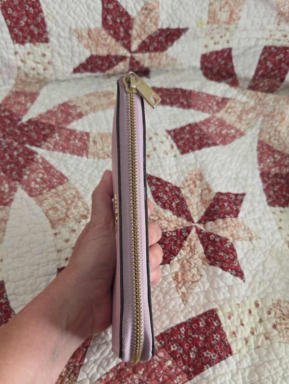 Furla Pink Zip-Around Leather Wallet - Picture 7 of 11